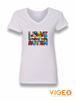 'I Love Someone With Autism' Women's Shirt 'I Love Someone With Autism' Women's Shirt