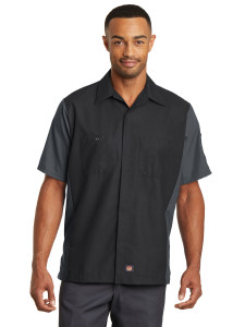 Red Kap® Short Sleeve Ripstop Crew Shirt